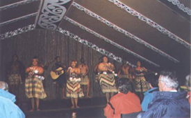 Mujeres maories.... (Bailando supongo...)
